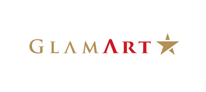 logotyp glamart dizajn