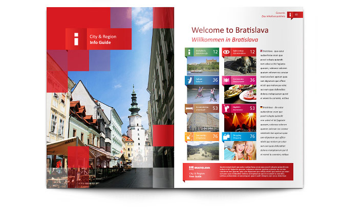 Bratislava City Guide strana obsah