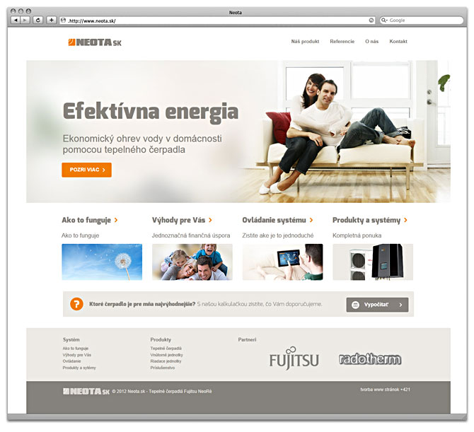 neota web design homepage