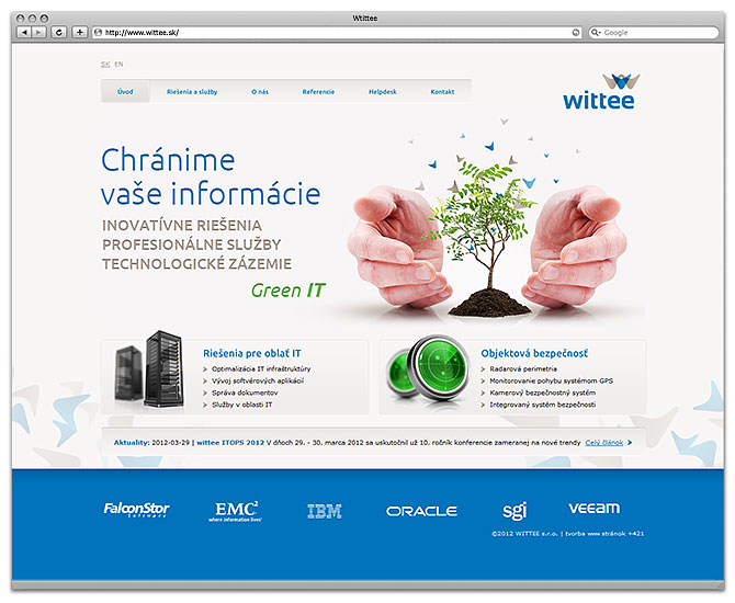 web design wittee homepage